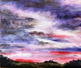 17 - Margaret Crouch - Sunset from the Hills - Acrylics.jpg
